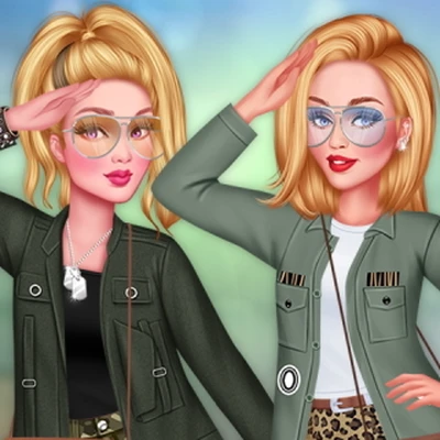 صورة إطلالات عسكرية أنيقة