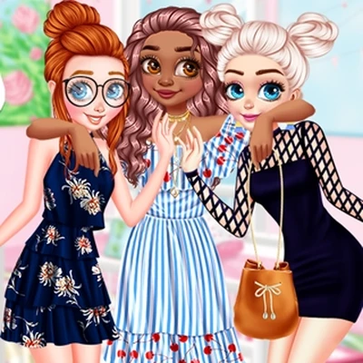 صورة الصديقات ومرح رسم الوجوه