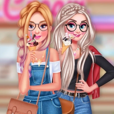 صورة الأميرات وعشاق الآيس كريم